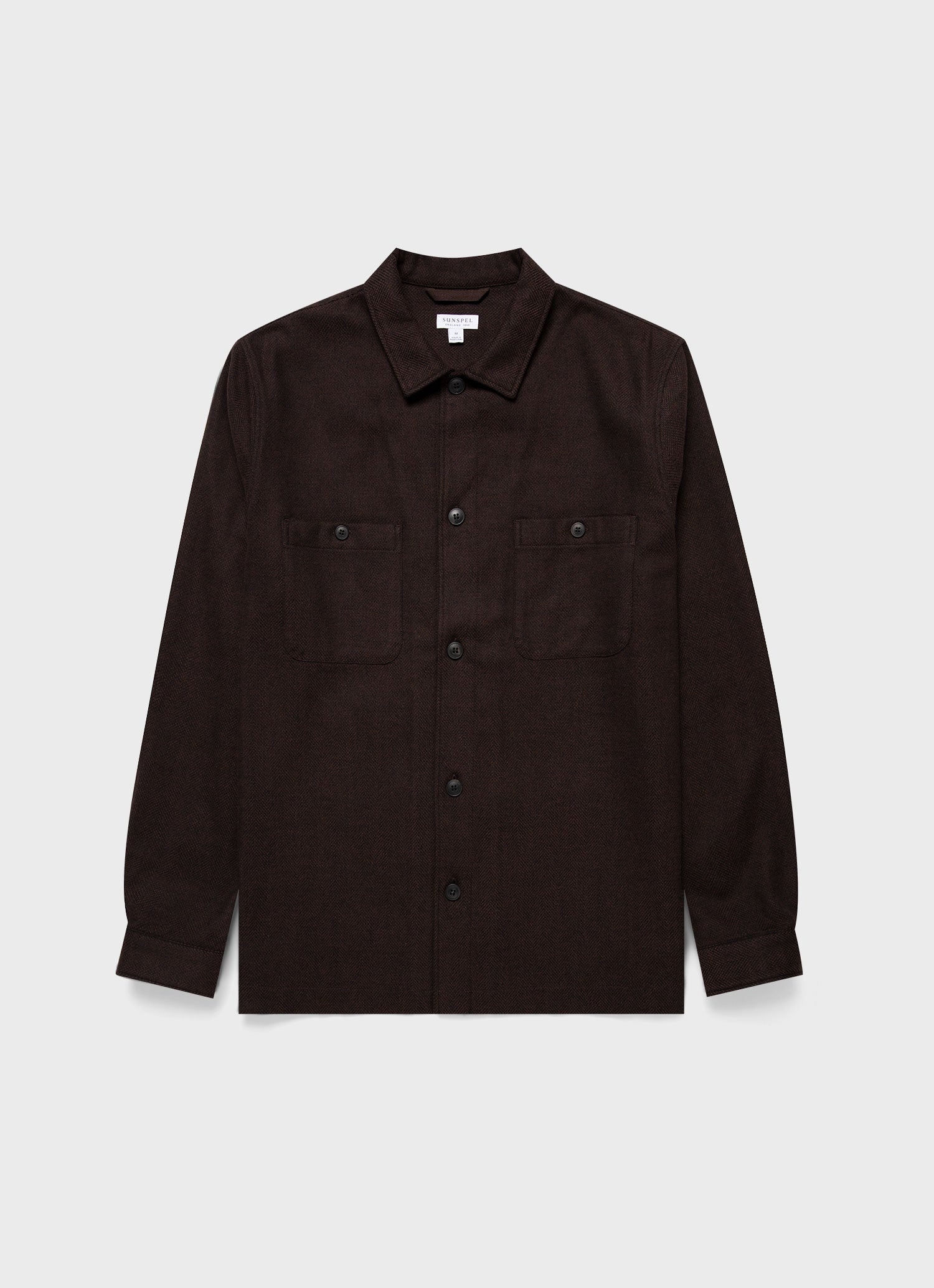 Herringbone Overshirt - 1