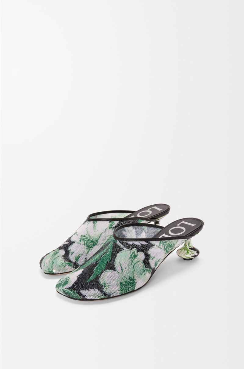 Loewe Toy mule in sequins outlook