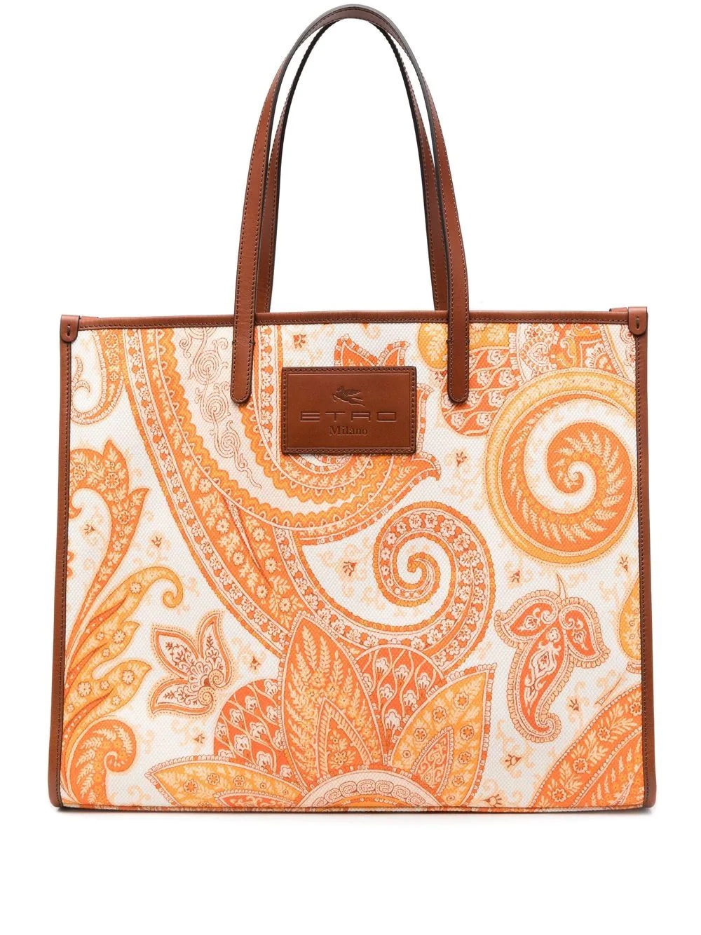 paisley-print tote bag - 1