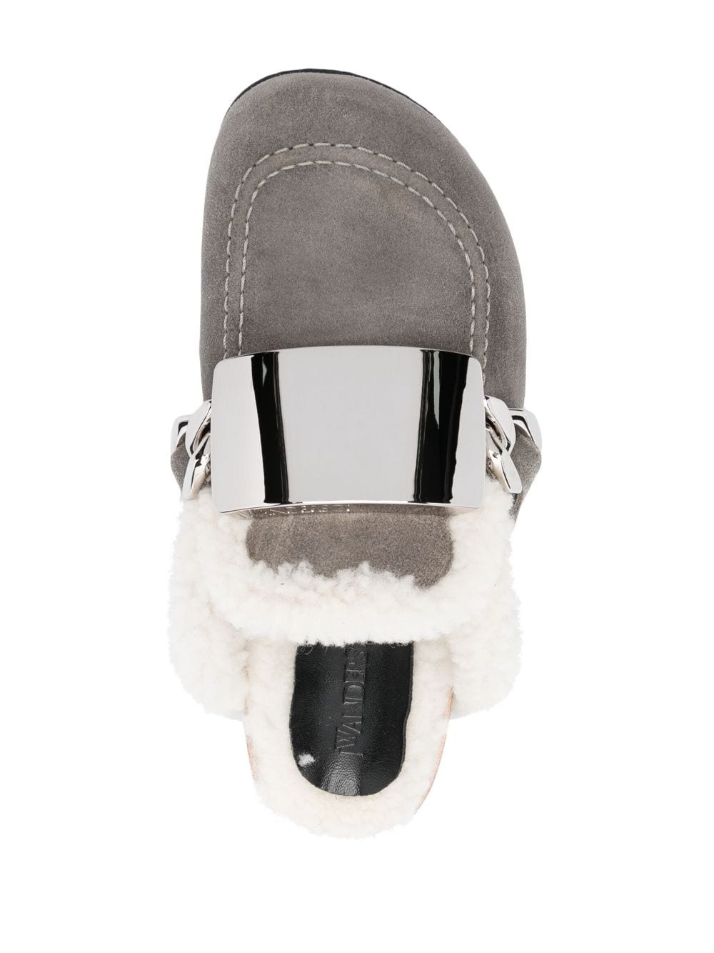 buckle-detail suede loafers - 4