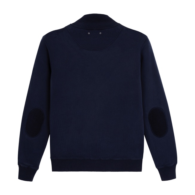 Men Cotton Front Zip Sweatshirt - 2