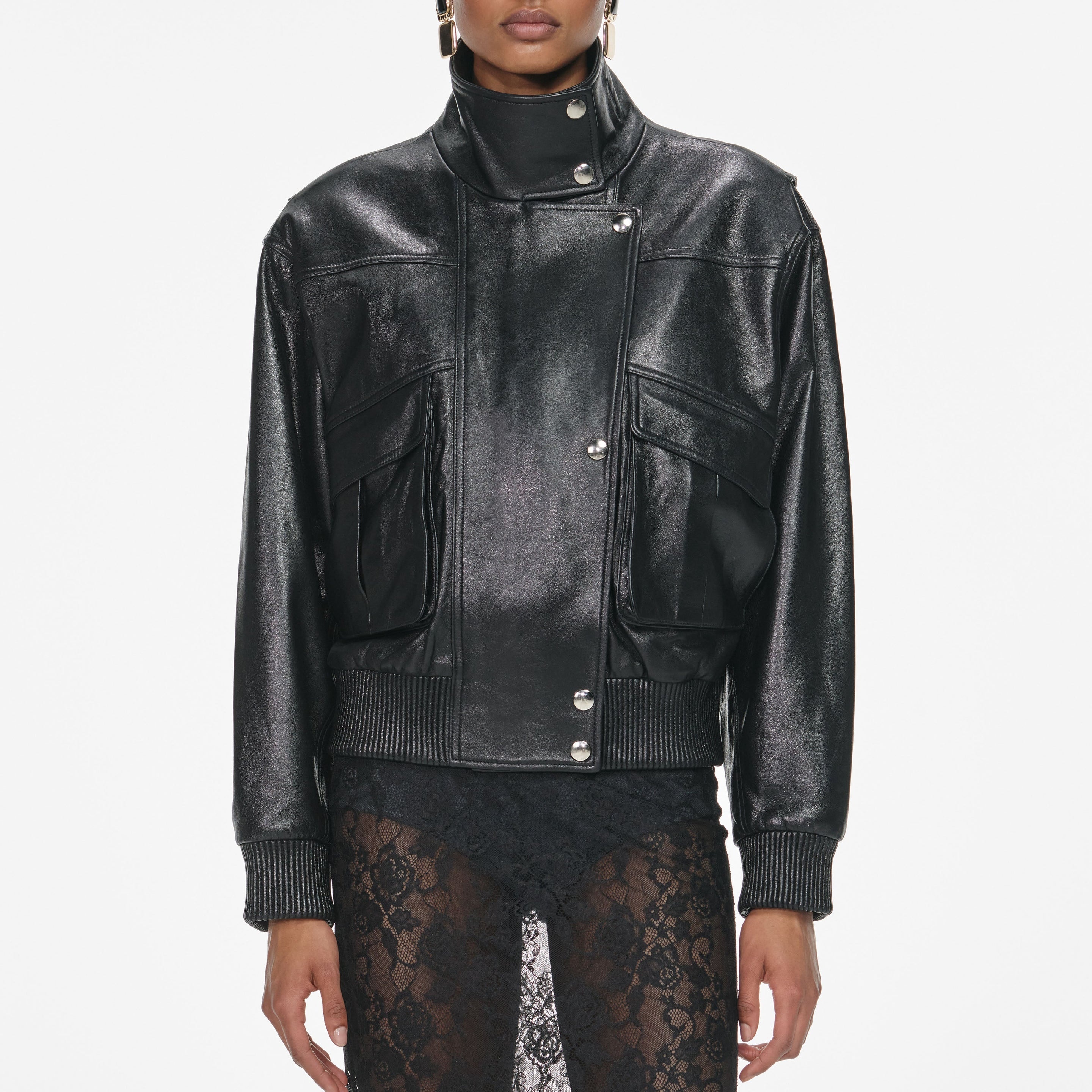 Black Leather Jacket - 5