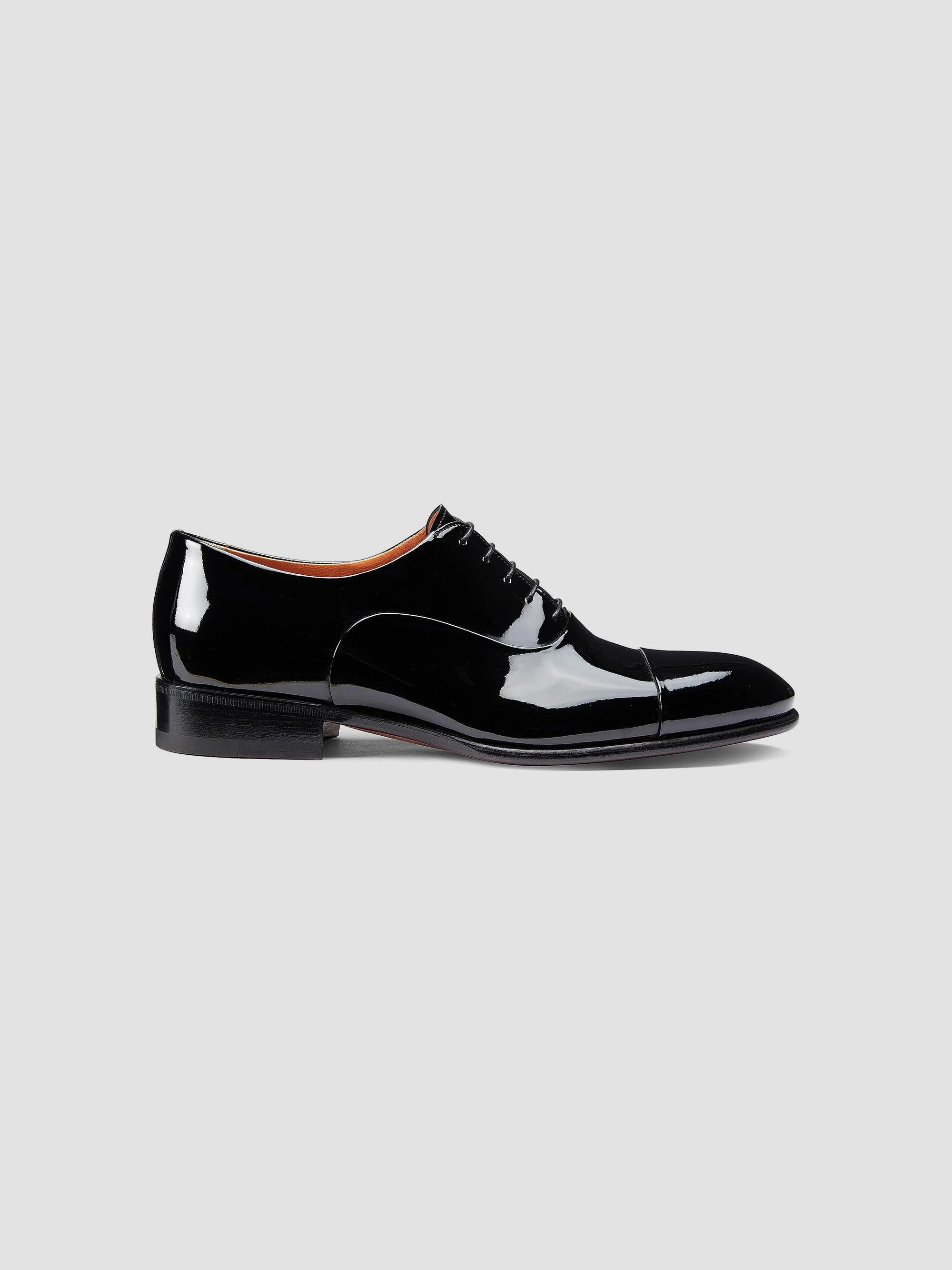 Men's Isaac Patent Leather Dress Shoes - Black - 1