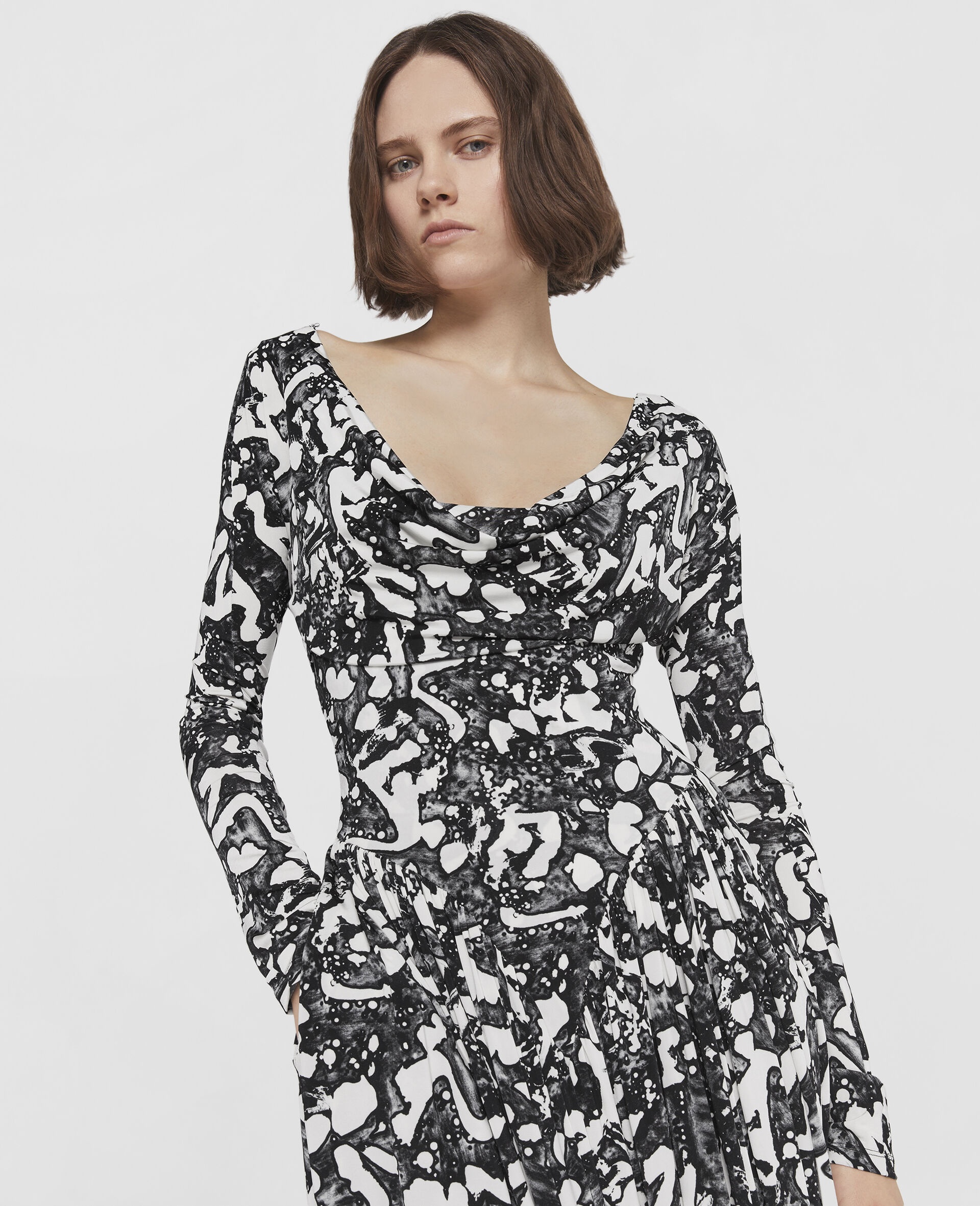 Frank Stella Swan Inspired Print Dress - 4