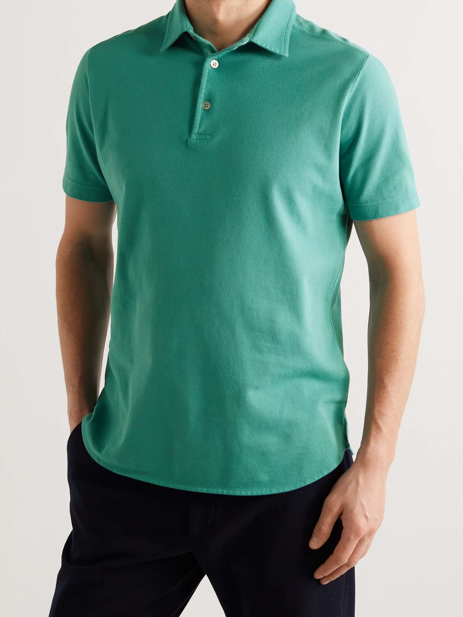 Cotton-Piqué Polo Shirt - 4