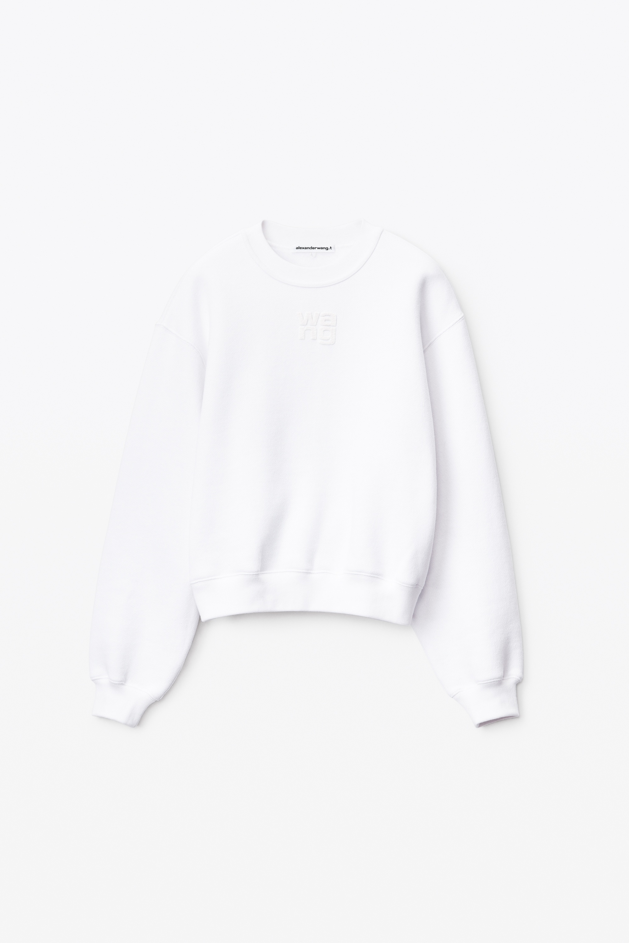 puff logo sweatshirt in structured terry - 1