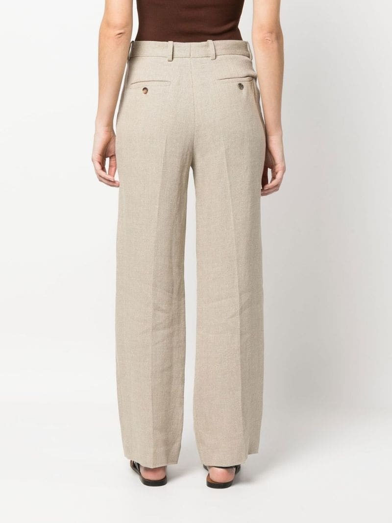 tailored mid-rise trousers - 4