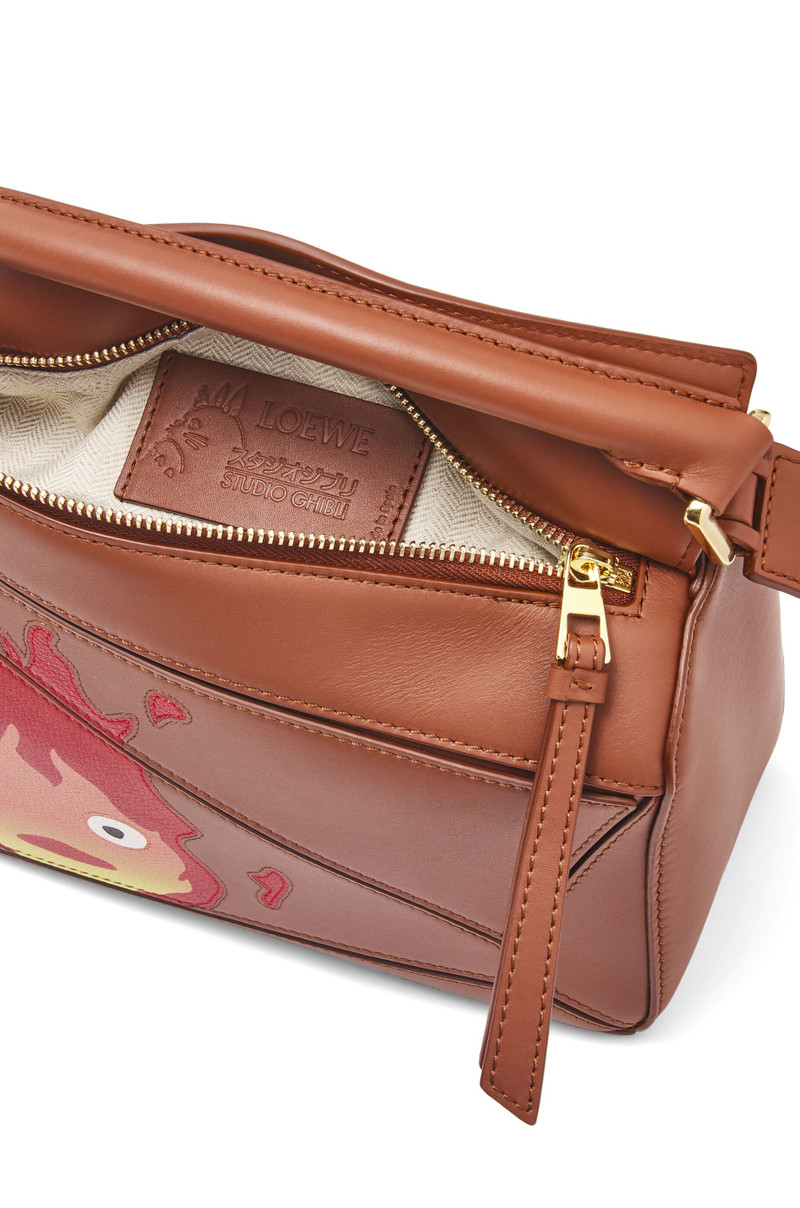 Calcifer small Puzzle bag in satin calfskin 7