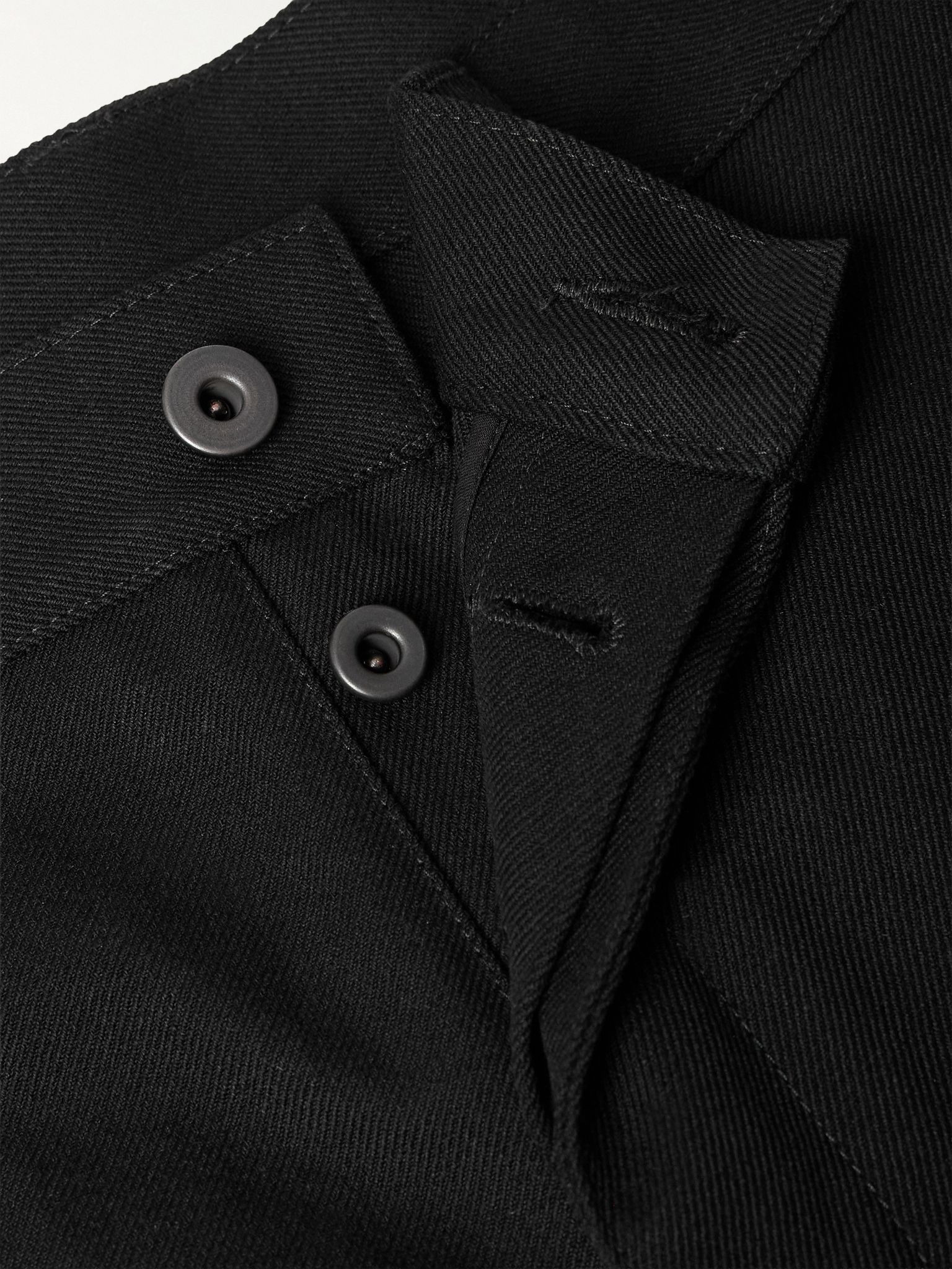 Strobe Convertible Wide-Leg Zip-Detailed Cotton-Twill Trousers Brown - 6