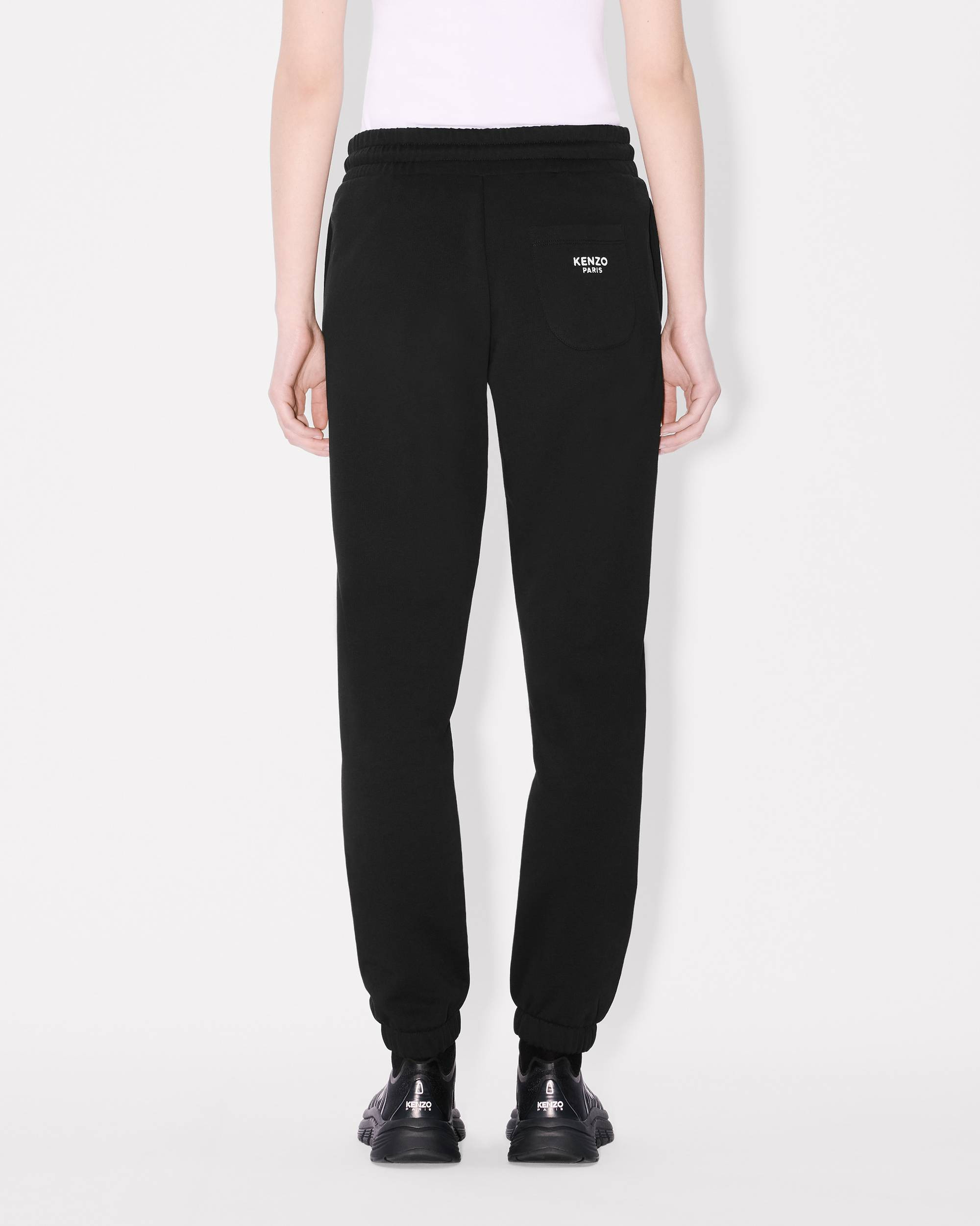 'Boke Flower' embroidered jogpants in cotton - 5