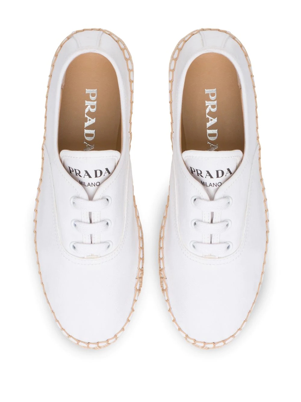 gabardine lace-up shoes - 4