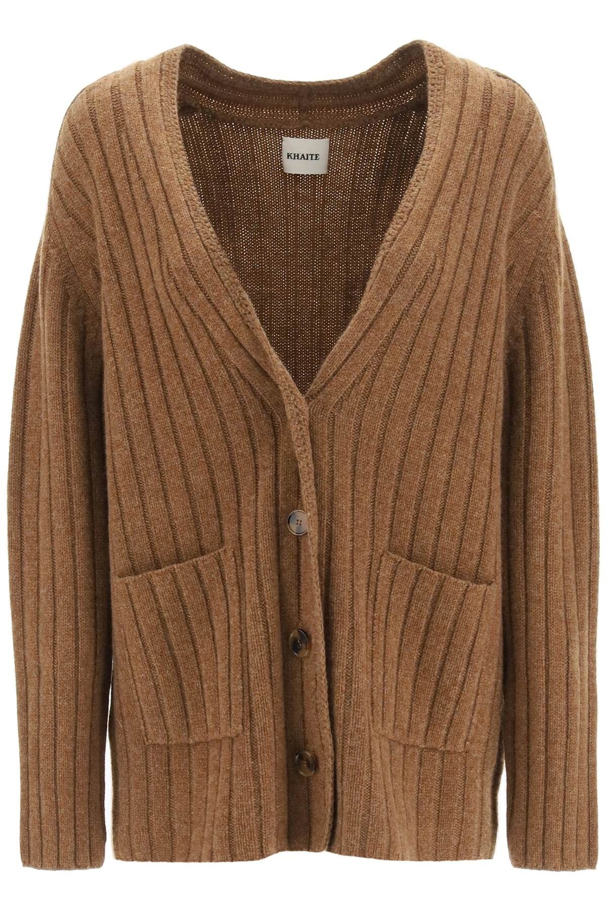 BUFFY CASHMERE CARDIGAN - 1