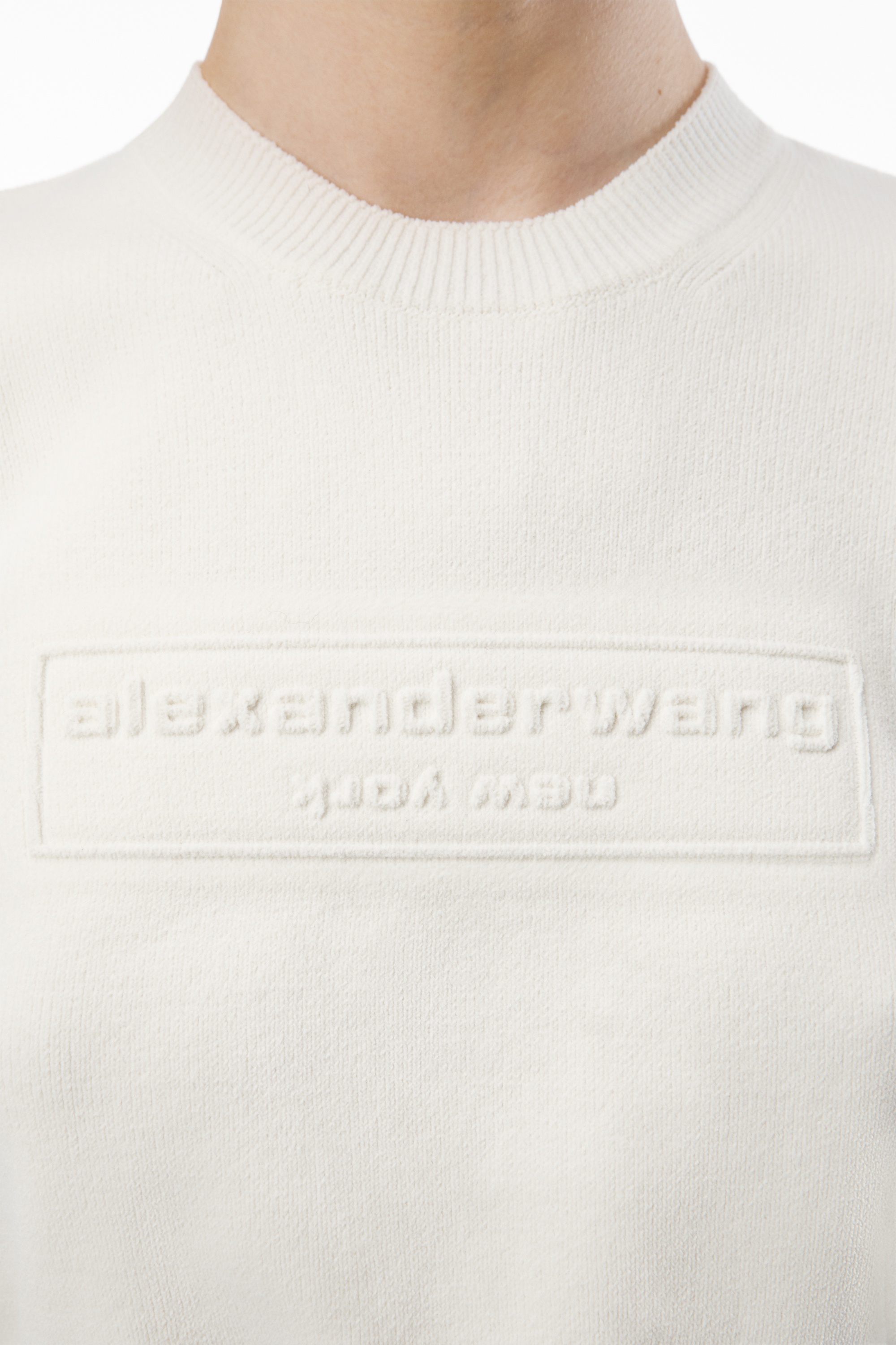 絶対持ちたい【alexanderwang】sweater tee in ribbed chenille Alexander Wang SWEATER TEE IN RIBBED CHENILLE | REVERSIBLE