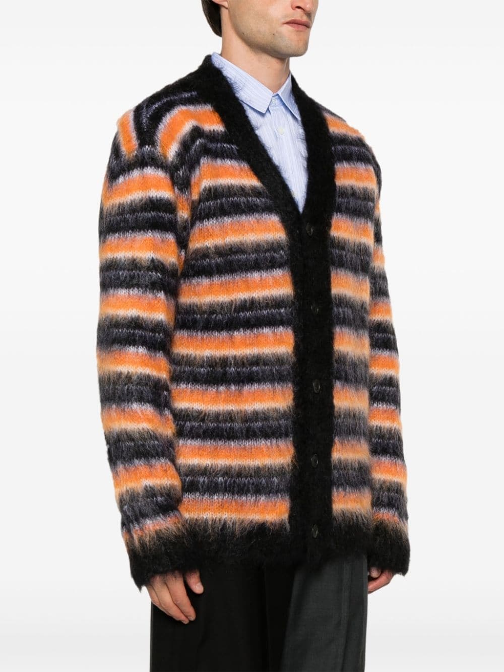 striped cardigan - 3
