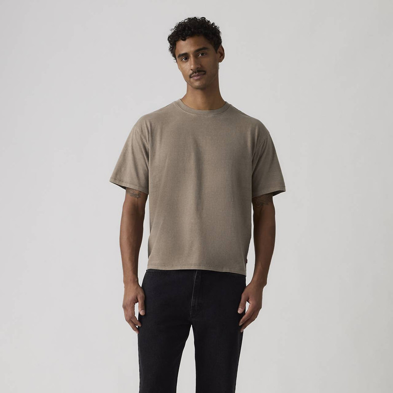 BOXY SHORT-SLEEVE GRUNGE WASH T-SHIRT 3
