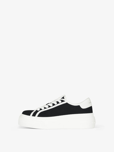 Givenchy CITY PLATFORM SNEAKERS IN CANVAS outlook