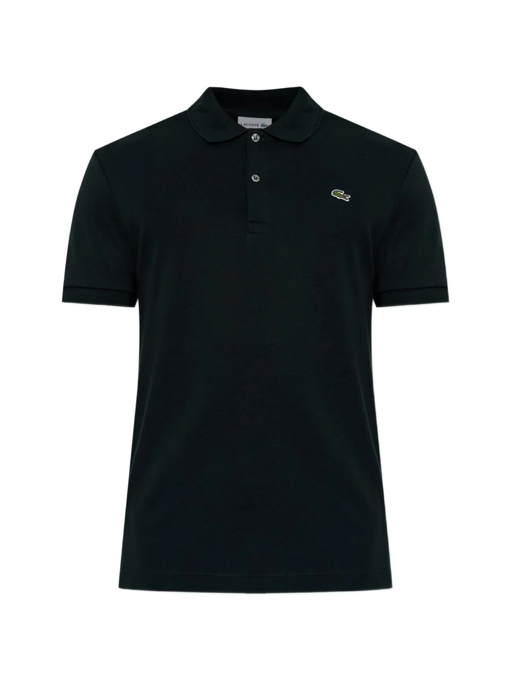 logo-patch polo shirt - 1