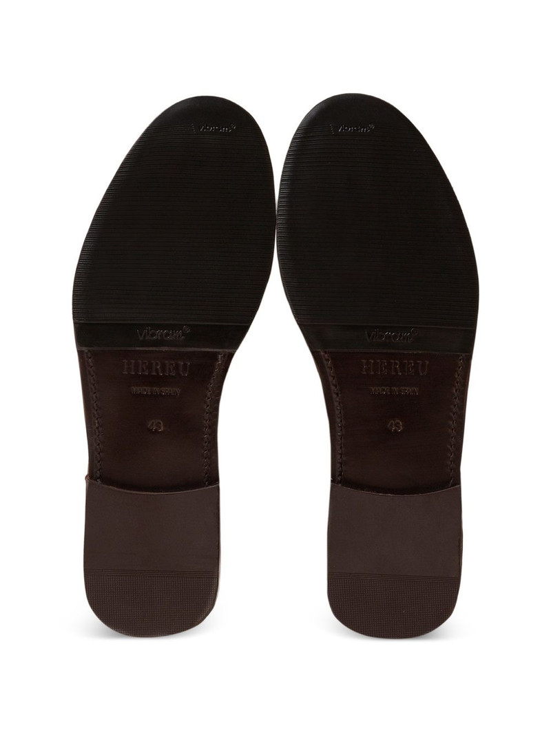 ALBER T-bar buckled loafers 5