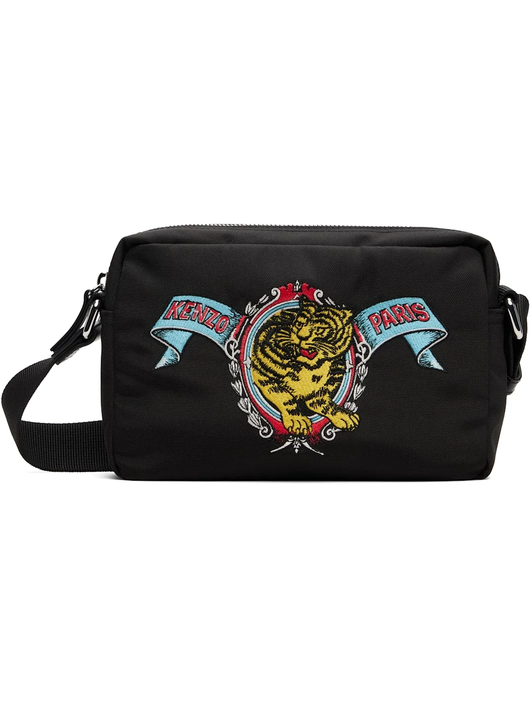 Black Kenzo Paris 'KENZO Jumping Tiger' Crossbody Bag - 1