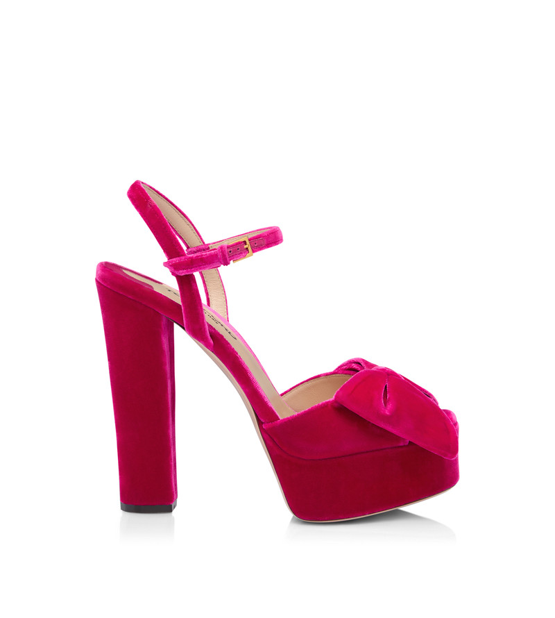 VELVET BRIGITTE PLATFORM SANDAL - 1