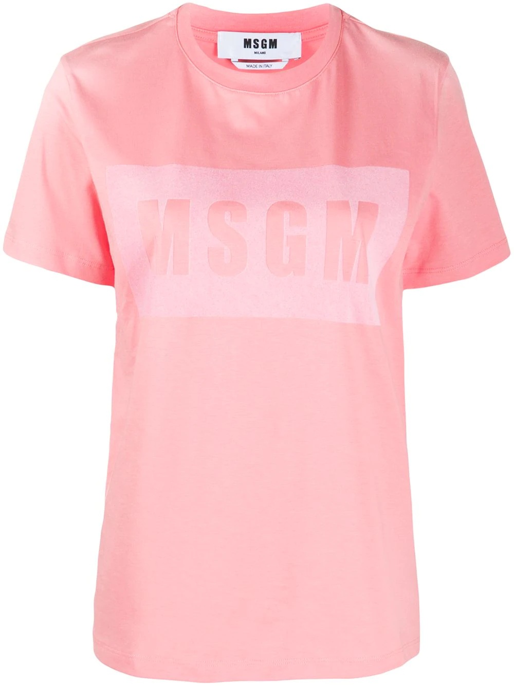 logo-print cotton T-shirt - 1