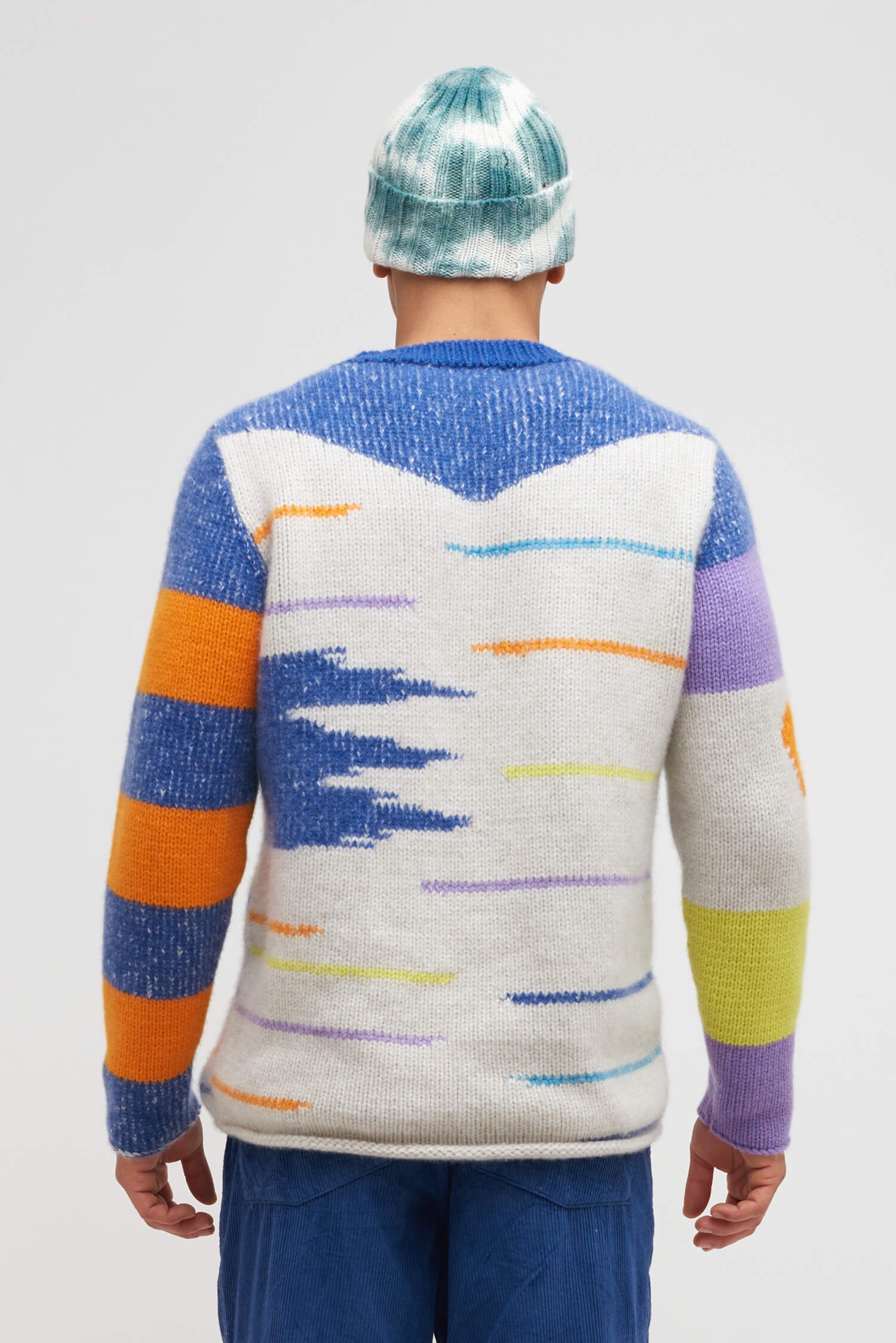 LOVE N STRIPES CASHMERE CREW - 4