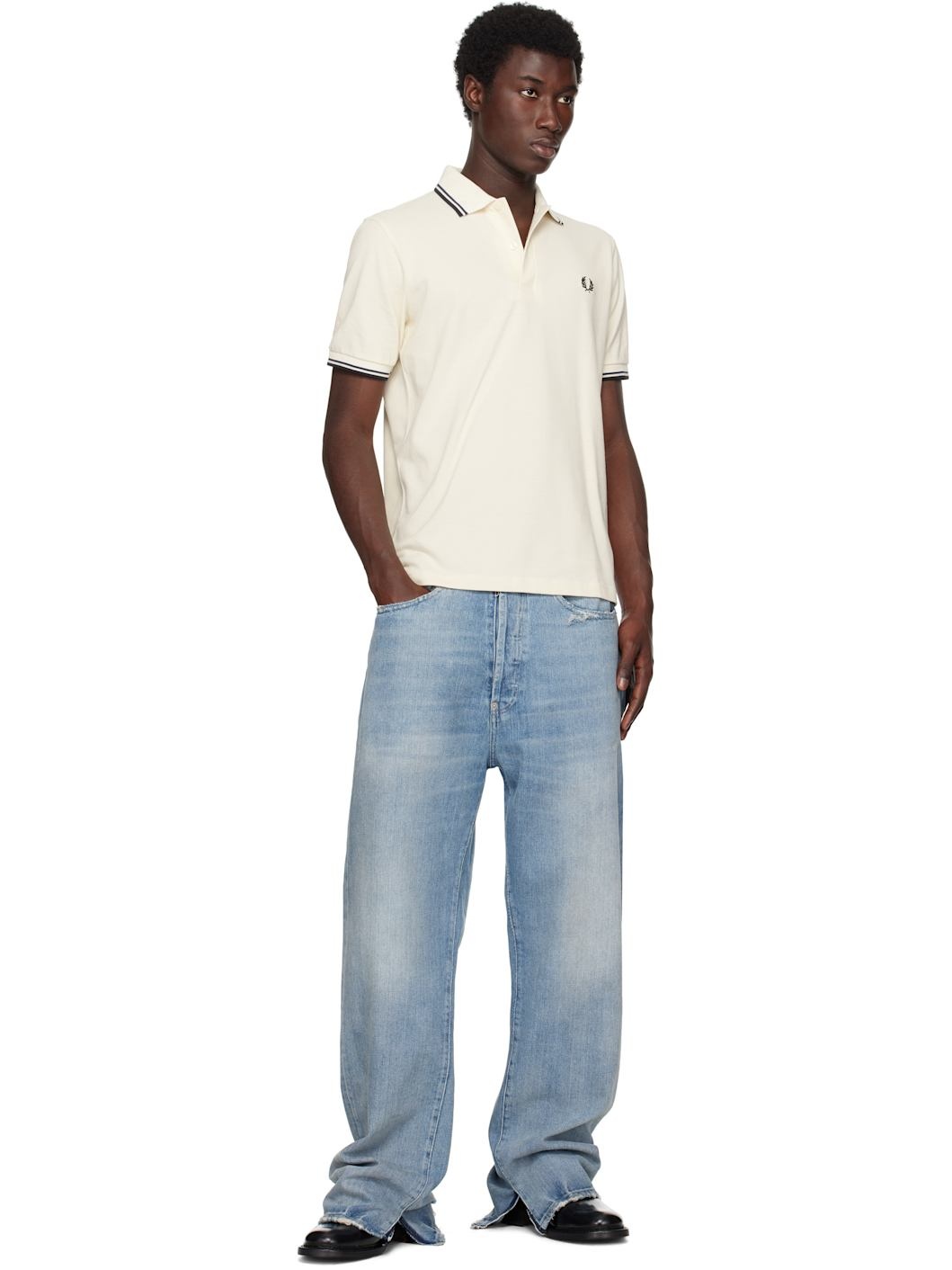 White 'The Fred Perry Shirt' Polo - 4