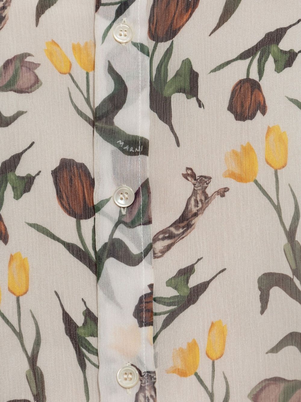 floral-print shirt - 5