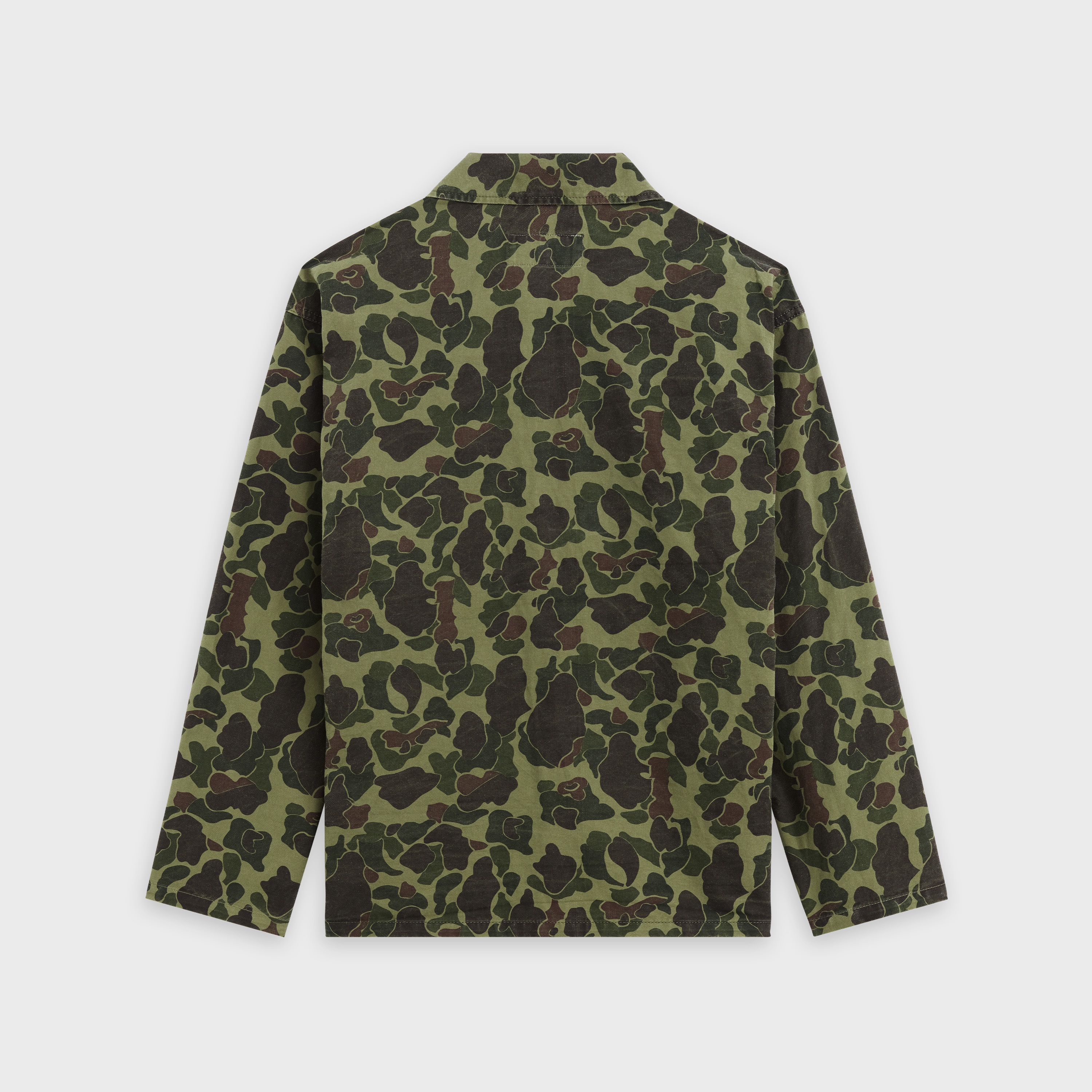 MILITARY OVERSHIRT IN PRINTED COTTON AND RAMIE - 2