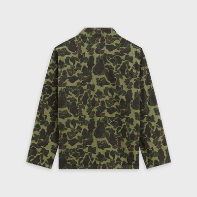 CELINE MILITARY OVERSHIRT IN PRINTED COTTON AND RAMIE outlook