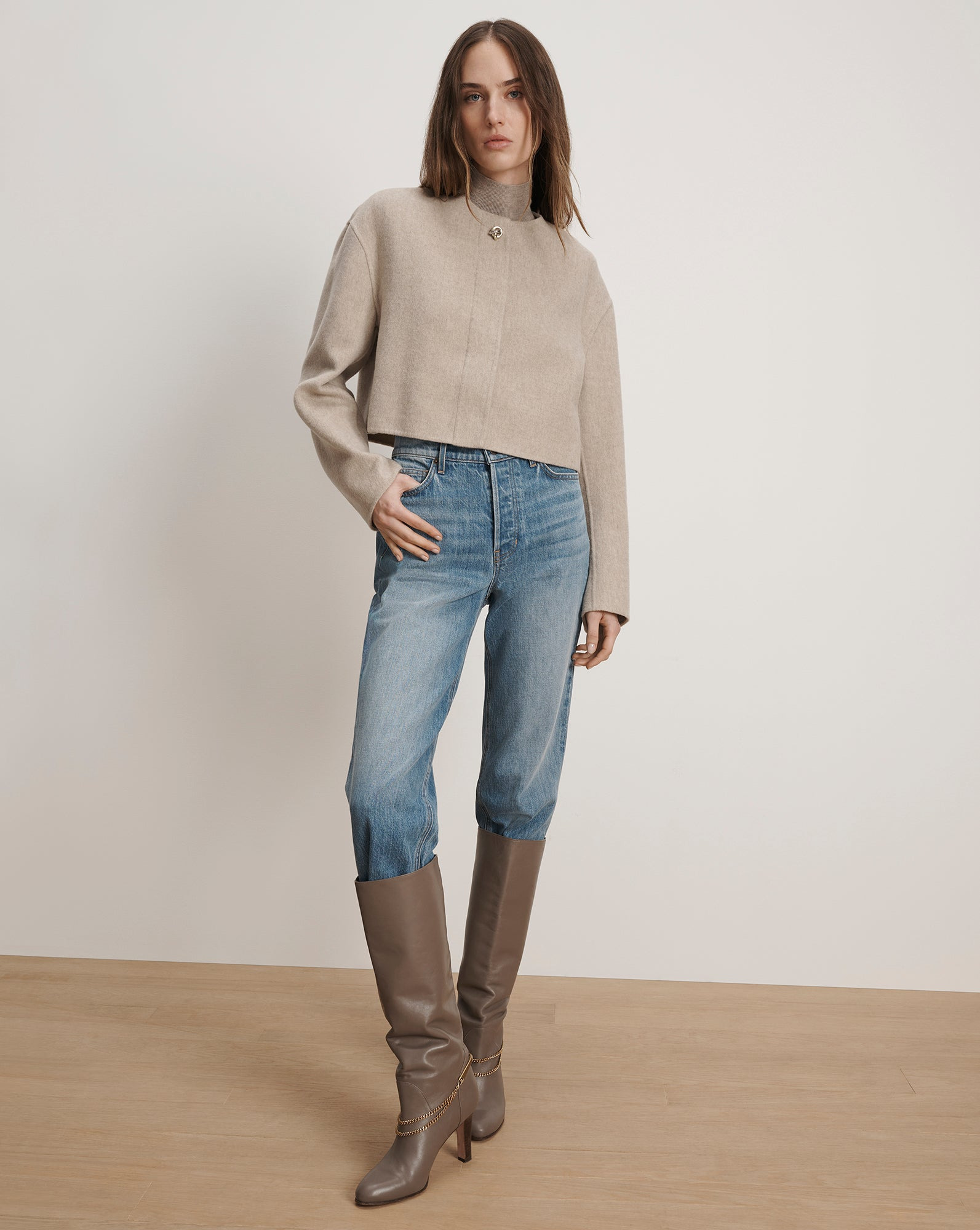 PHILIPS CROPPED JACKET - 3