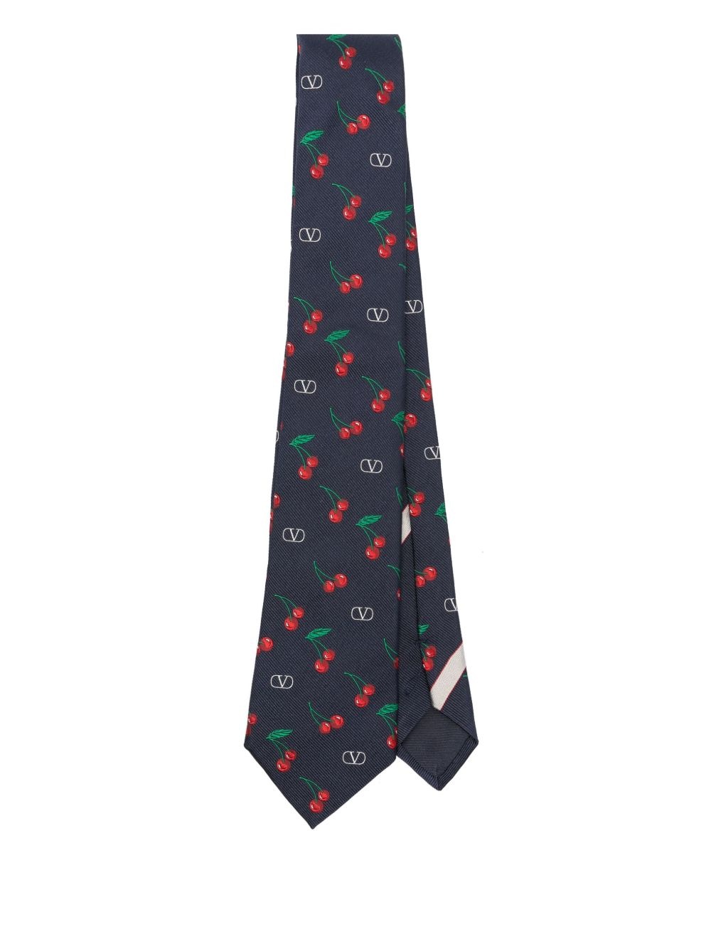 cherry-motif tie - 1