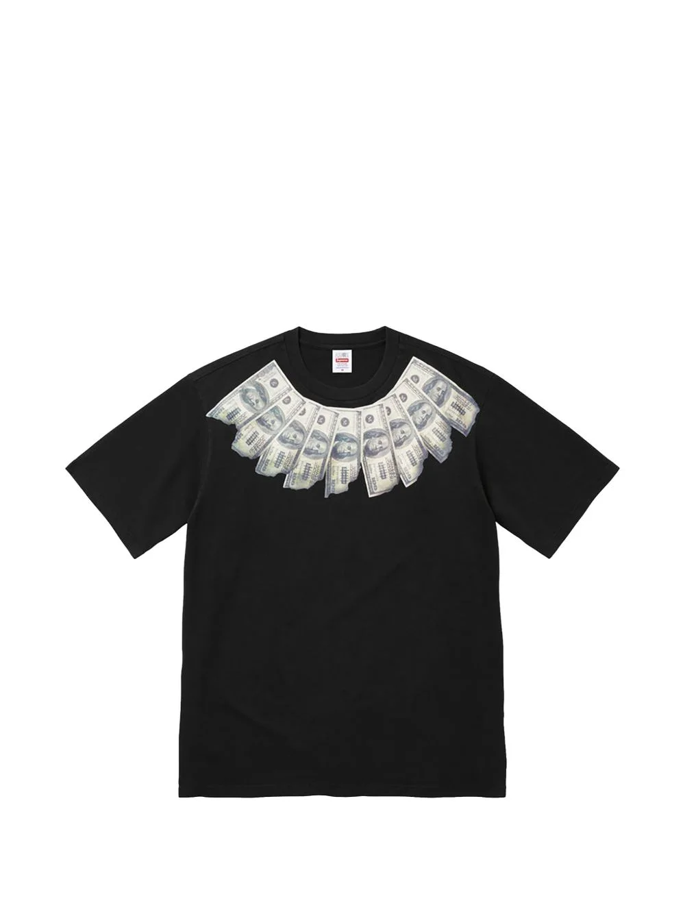 x MM6 Maison Margiela money-graphic T-shirt - 1