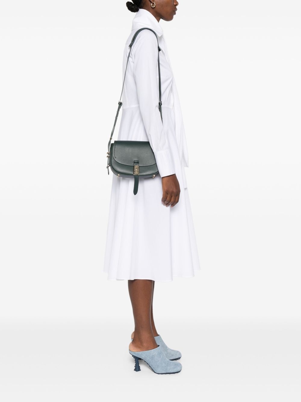 mini leather shoulder bag - 2