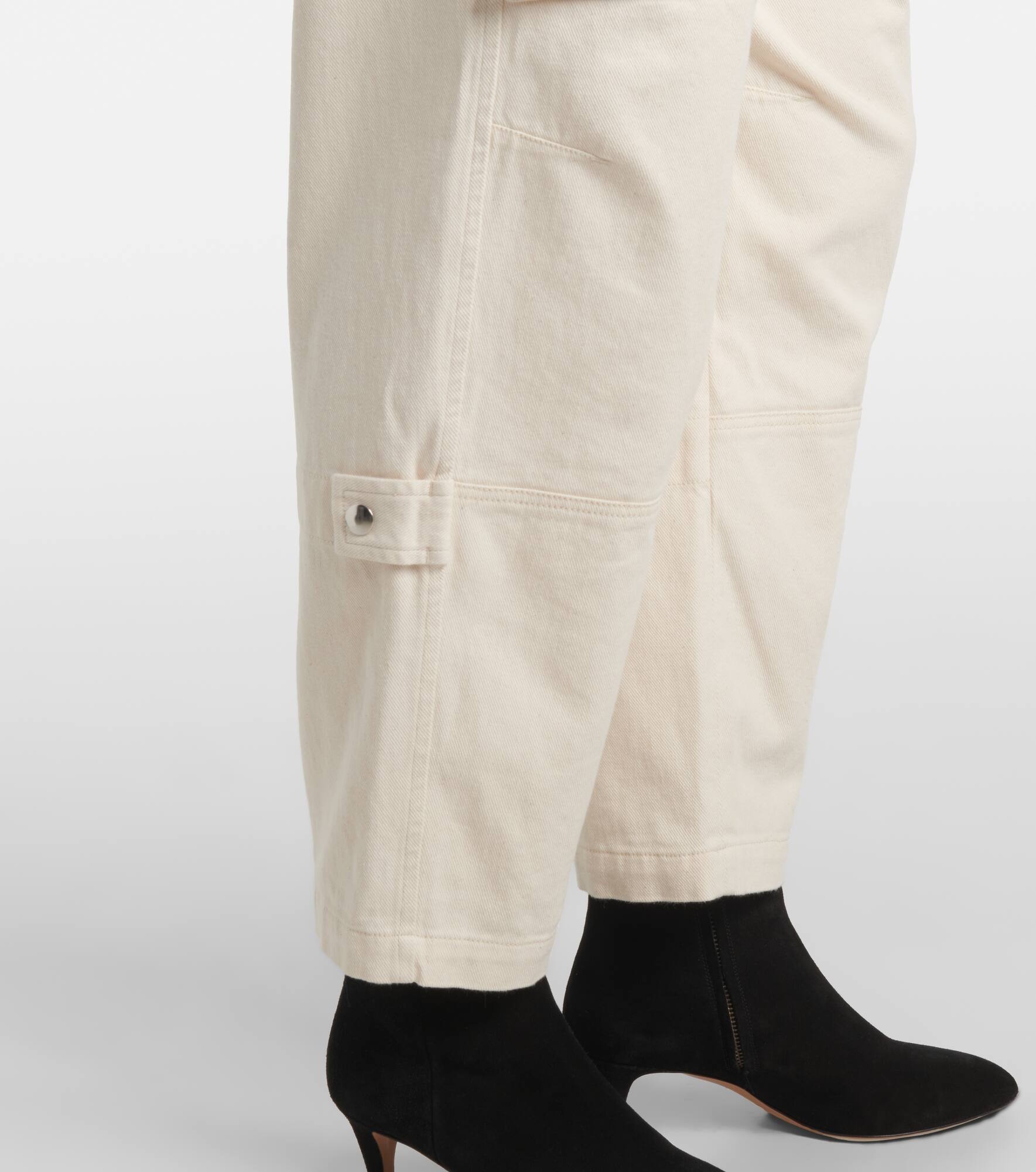 Jannick low-rise cotton cargo pants - 5