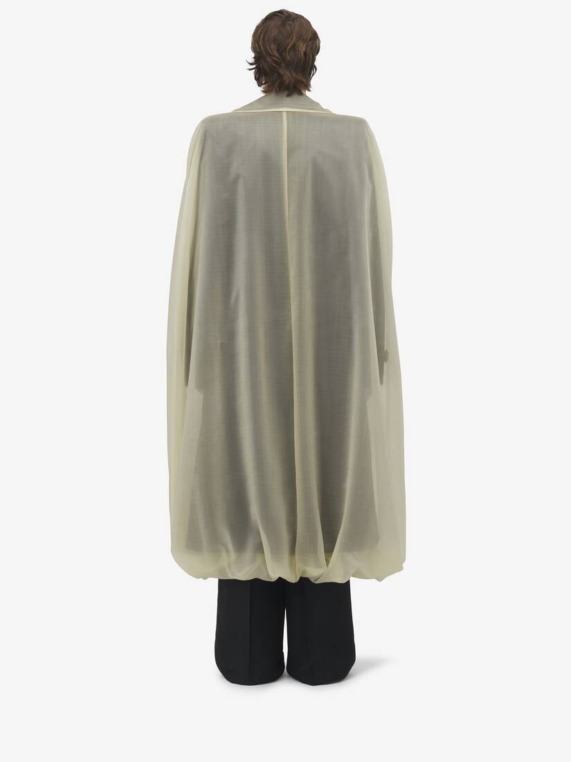 Detachable Cape Trench Coat - 4