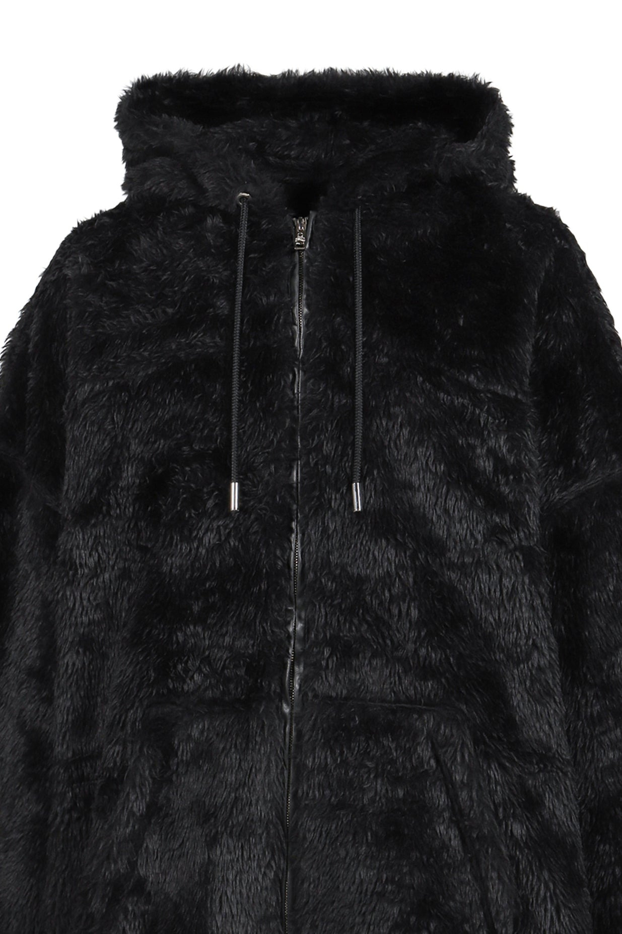 POLAR BEAR ZIP-UP HOODIE / BLK - 4