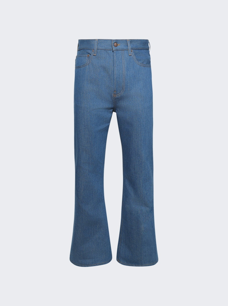 Creased Flare Pant Retro Indigo 1