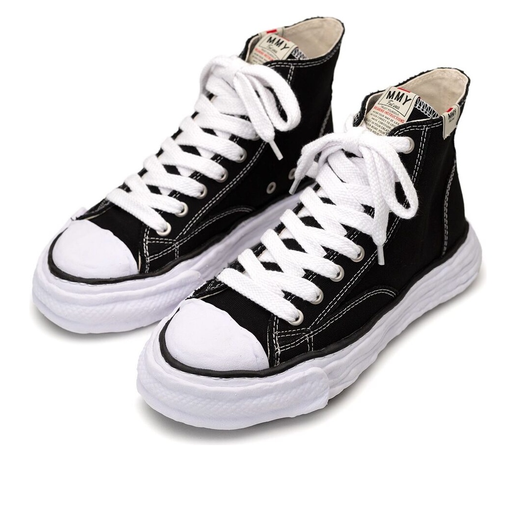 Maison MIHARA YASUHIRO Peterson23 OG Sole Canvas High 'Black' A11FW701-BLACK - 3