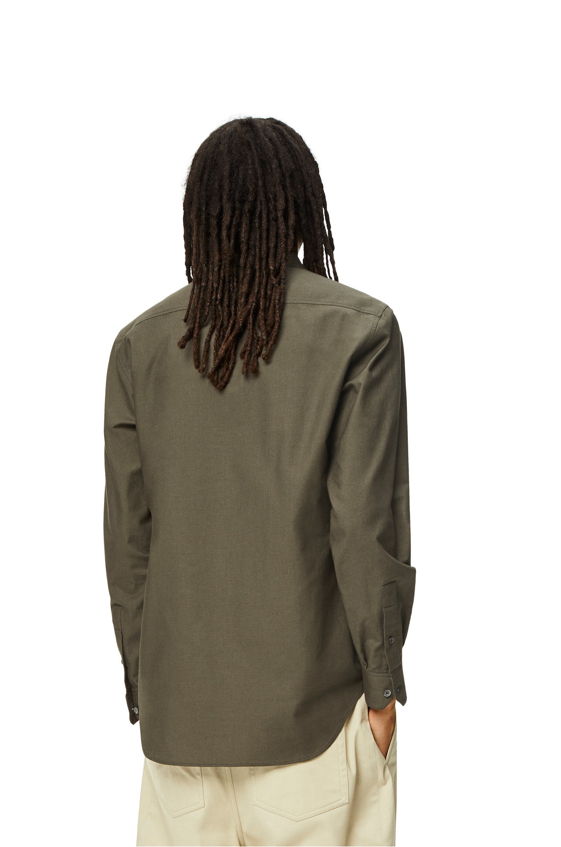 Anagram pocket shirt in cotton - 4