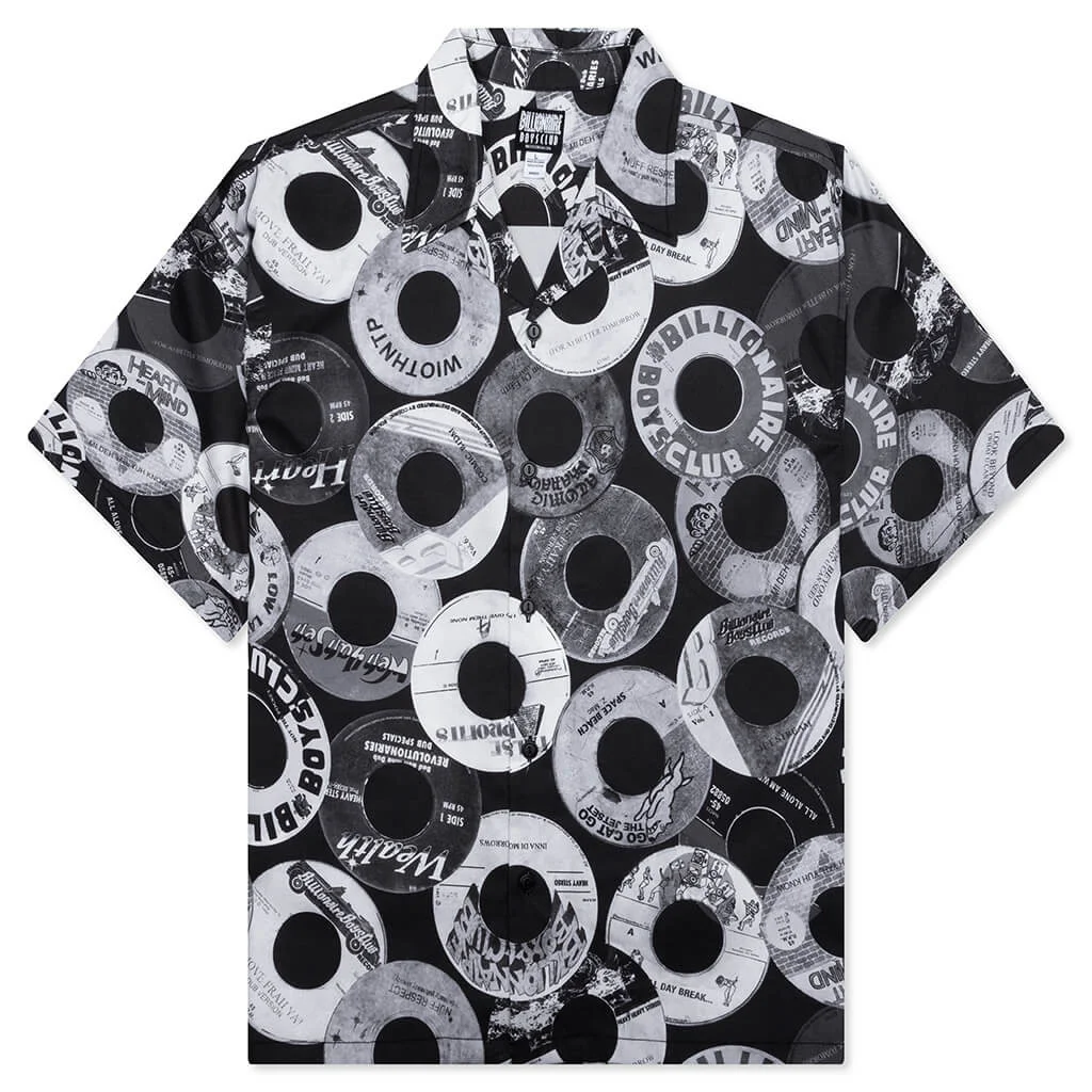 BB BEATS S/S WOVEN (CROPPED) - BLACK - 1