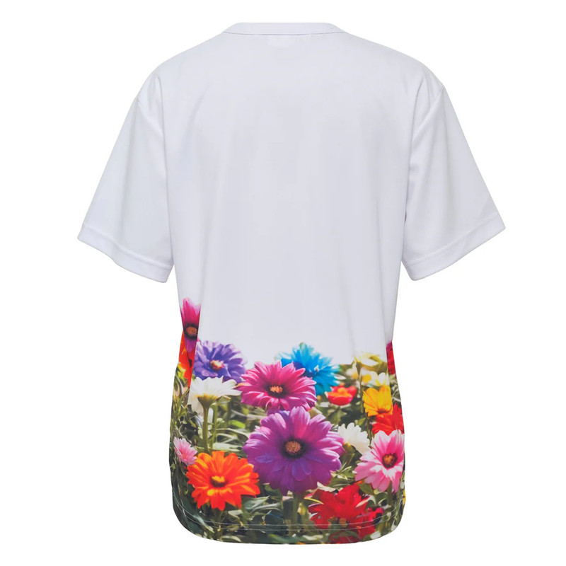 Comme des Garçons Comme des Garçons Polyster Jersey A Pattern Long Sleeve Tee outlook