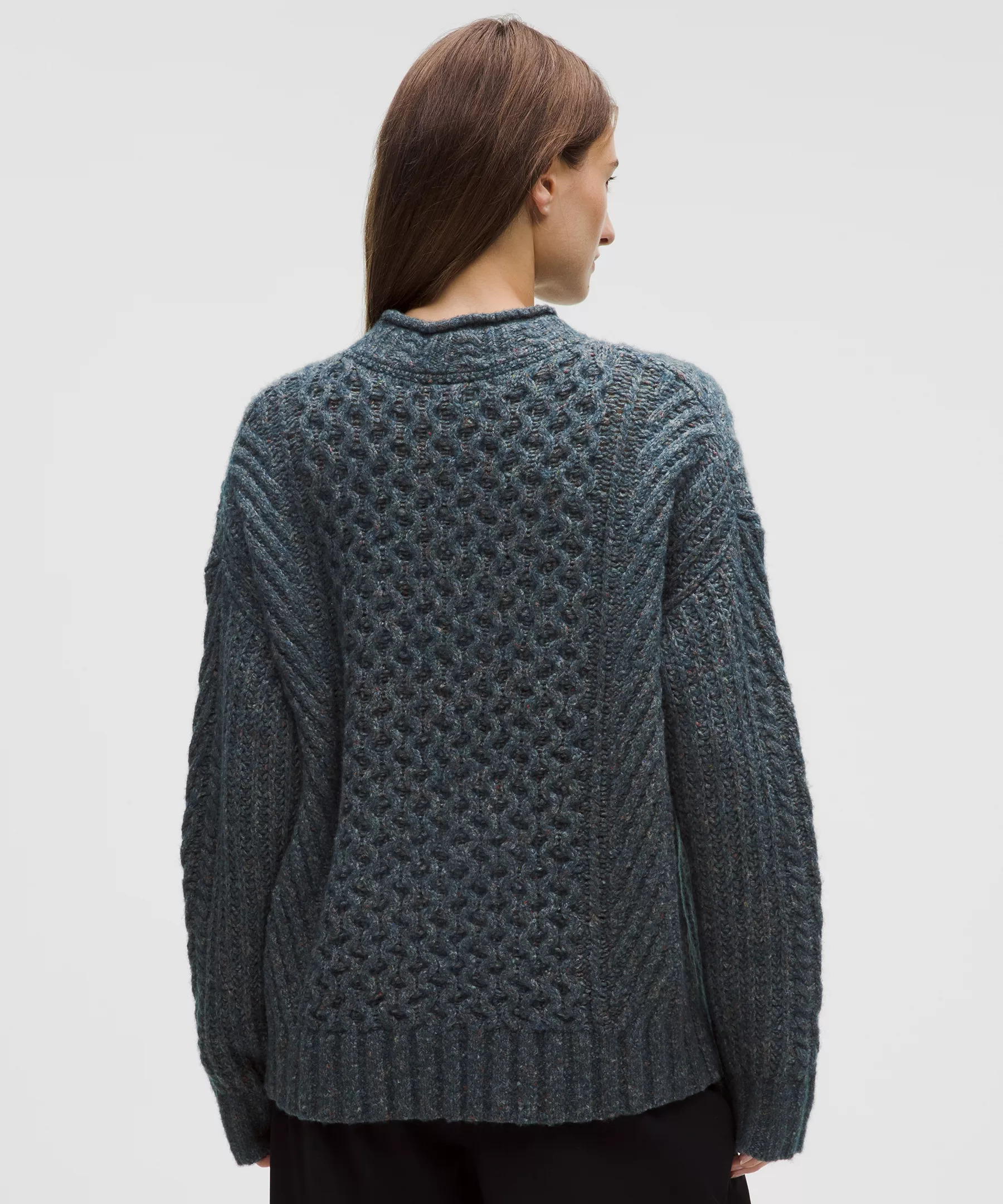 Wool-Blend Cable-Knit Sweater - 3