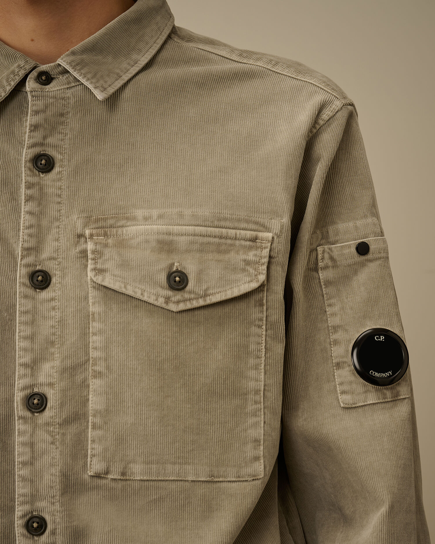 Corduroy Lens Longsleeve Button Shirt - 5