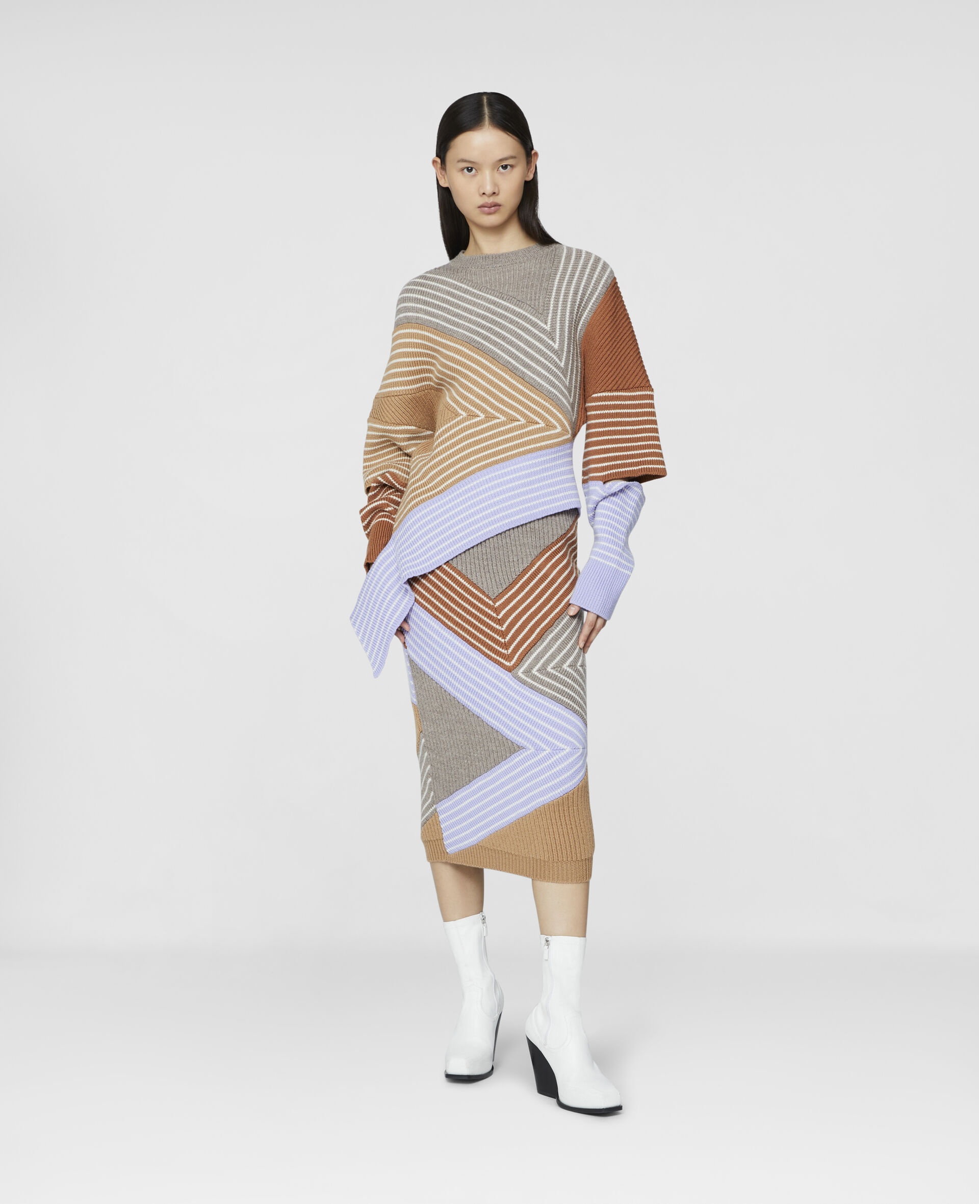 S by S 3D Stripes Wool Jumper - 2