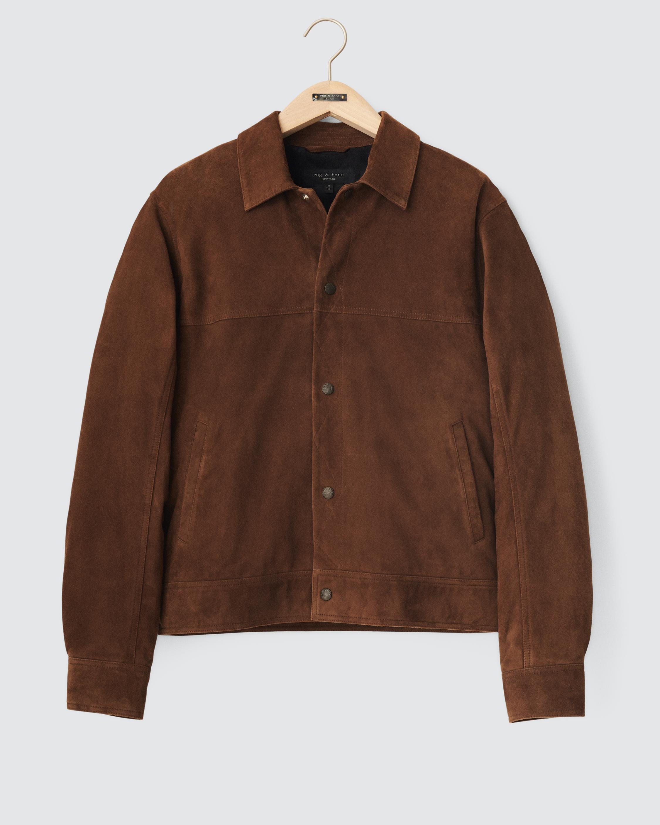 Owen Suede Trucker Jacket
Boxy Fit Jacket - 1