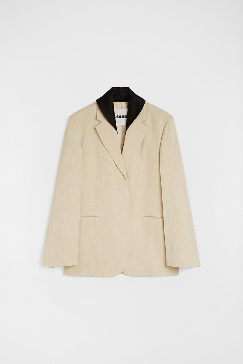 Silk Blend Tailored Jacket 1