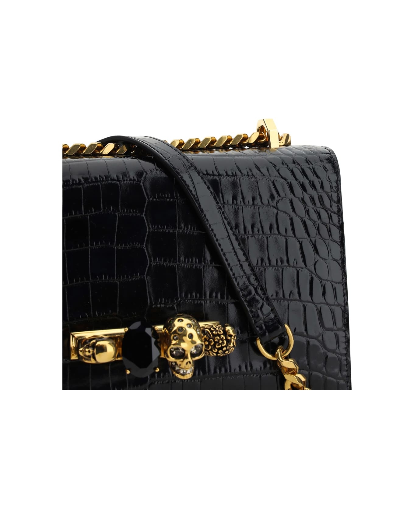 Jeweled Satchel Bag - 4