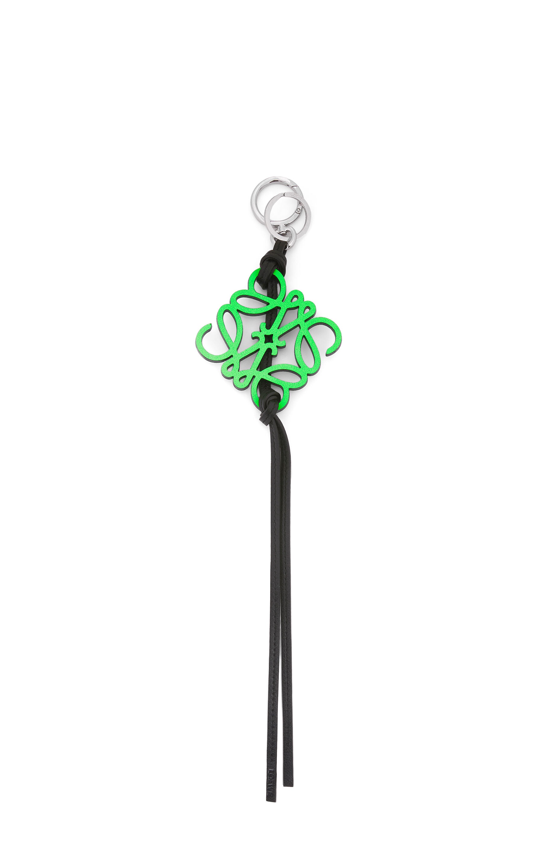 Anagram charm in metal and calfskin - 1
