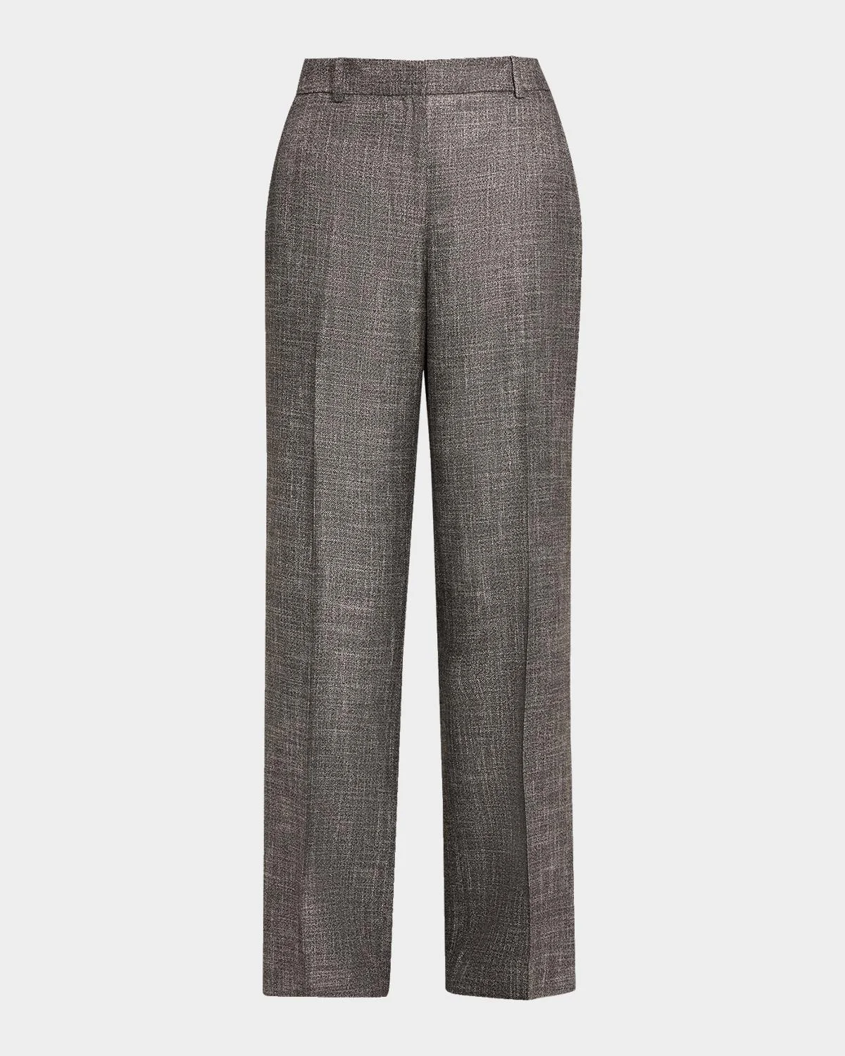 Gates Mid-Rise Straight-Leg Pants - 1